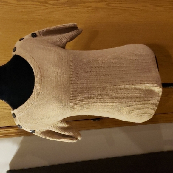 J crew tan alpaca blend short sleeve sweater - Picture 2 of 5